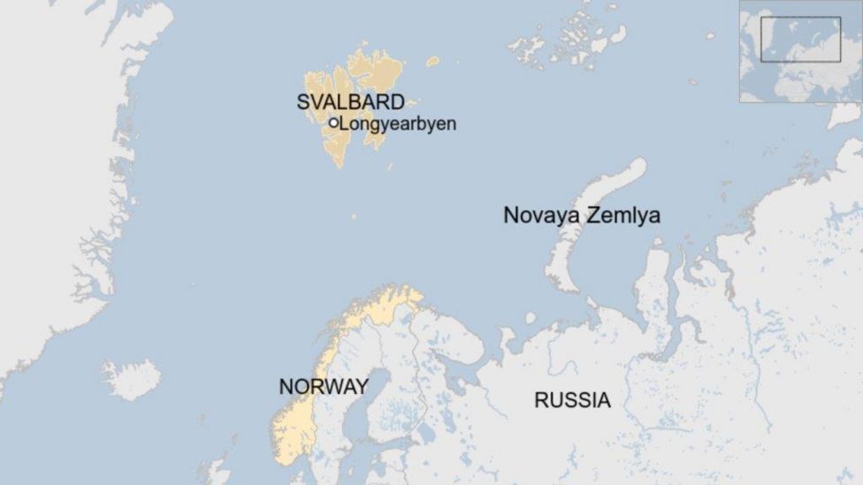 Polar Bear Kills Man In Norways Arctic Svalbard Islands Bbc News 