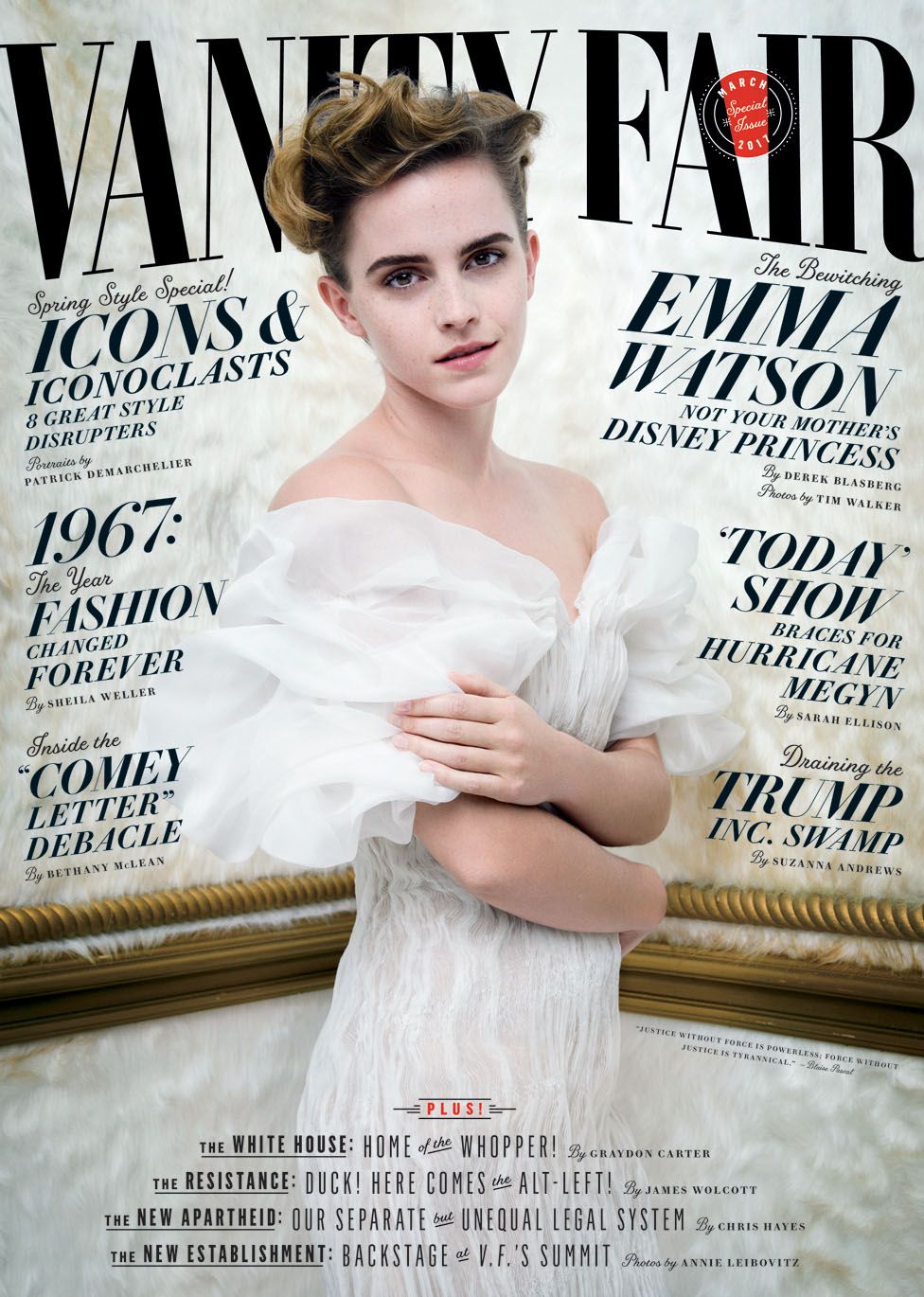 Vanity Fair cover with Emma Watson