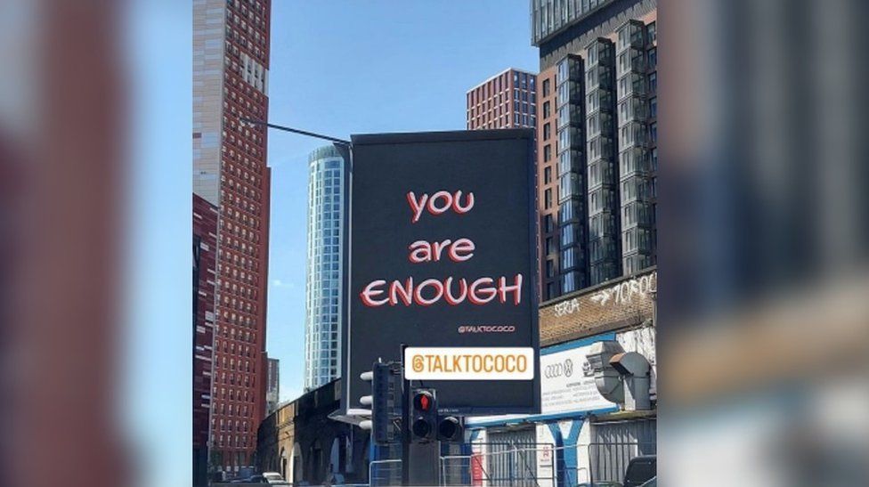 You are enough affirmation in a city