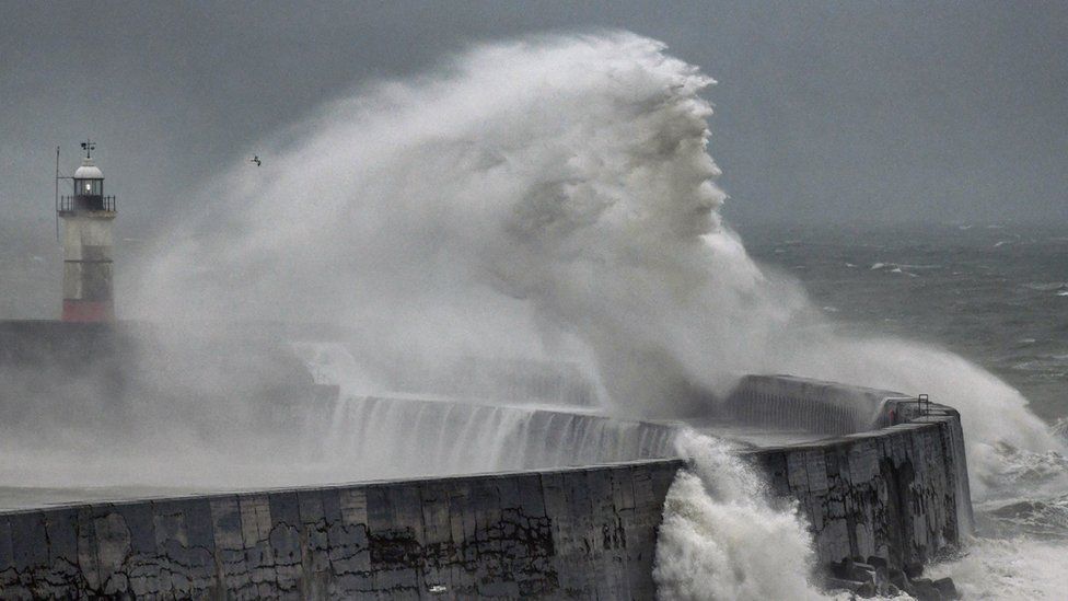 Neptune Appears In The Waves During Storm In Newhaven W³p Lives