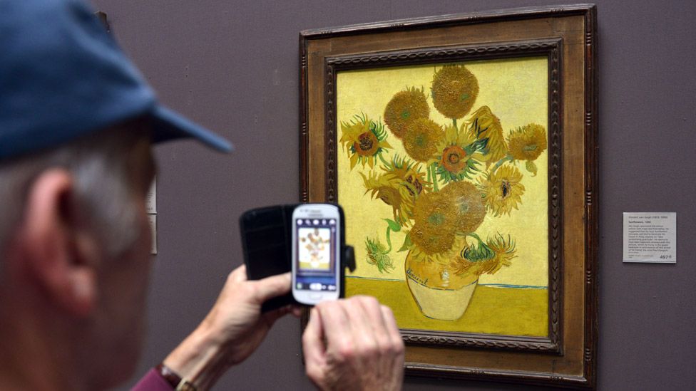 van gogh sunflower protest