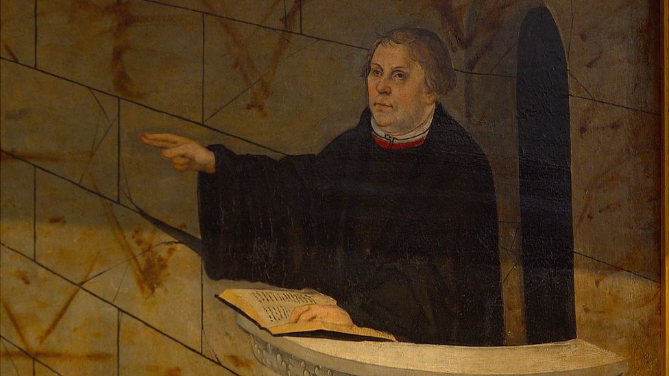 Painting of Martin Luther