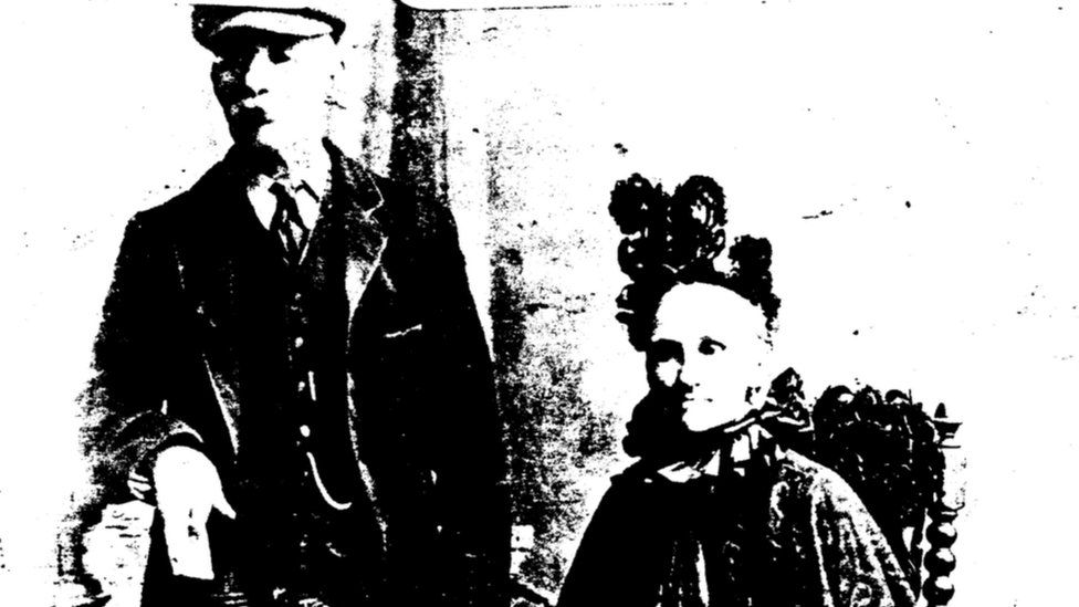 Bernard Monaghan and his wife