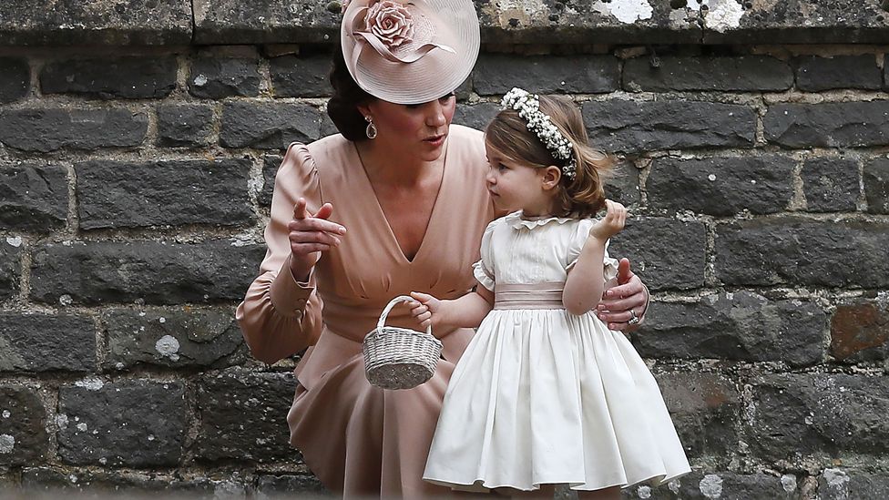 Princess Charlotte with the Duchess of Cambridge
