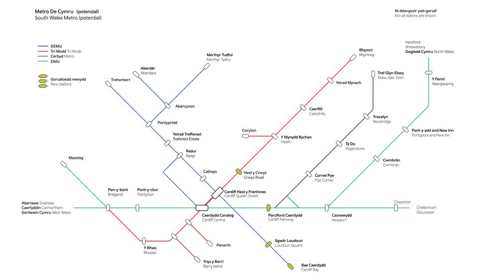 South Wales Metro Map South Wales Metro Rollout Faces 'Marginal' Delay From Covid Pandemic - Bbc  News