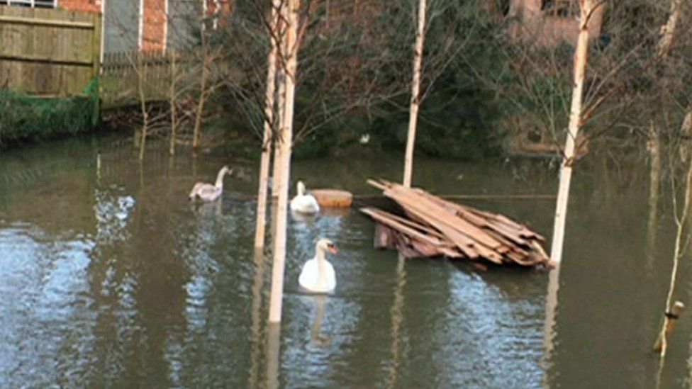 Previous flooding near the site where the water would be diverted to
