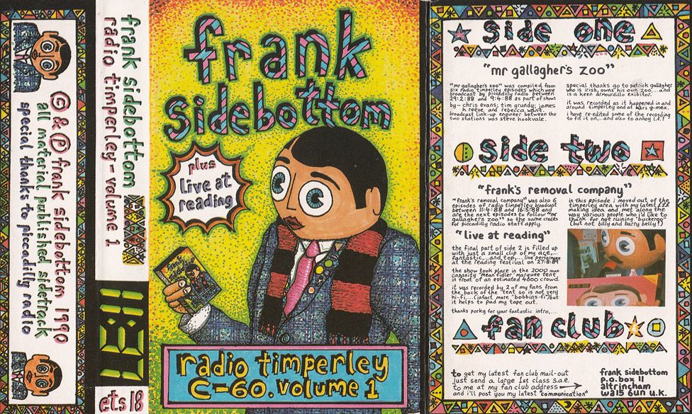 Frank Sidebottom's Radio Timperley cassette inlay