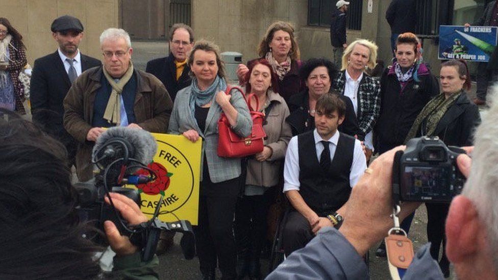 Anti-fracking campaigners convicted of obstructing the highway