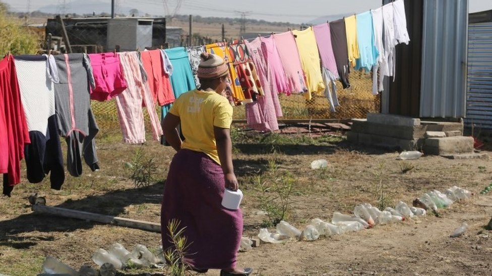 Woman in Marikana, 2016