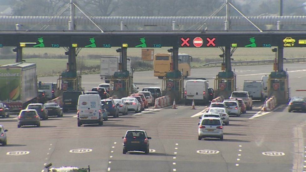 Severn toll booths