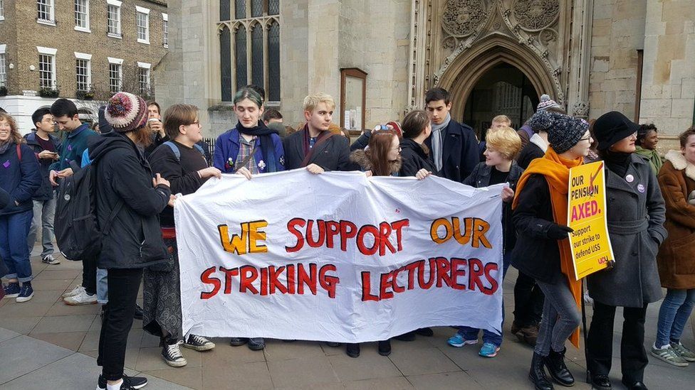 Strikers in Cambridge