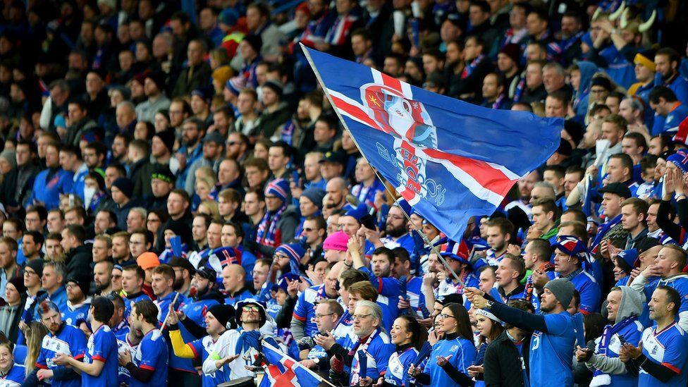 Iceland football fans