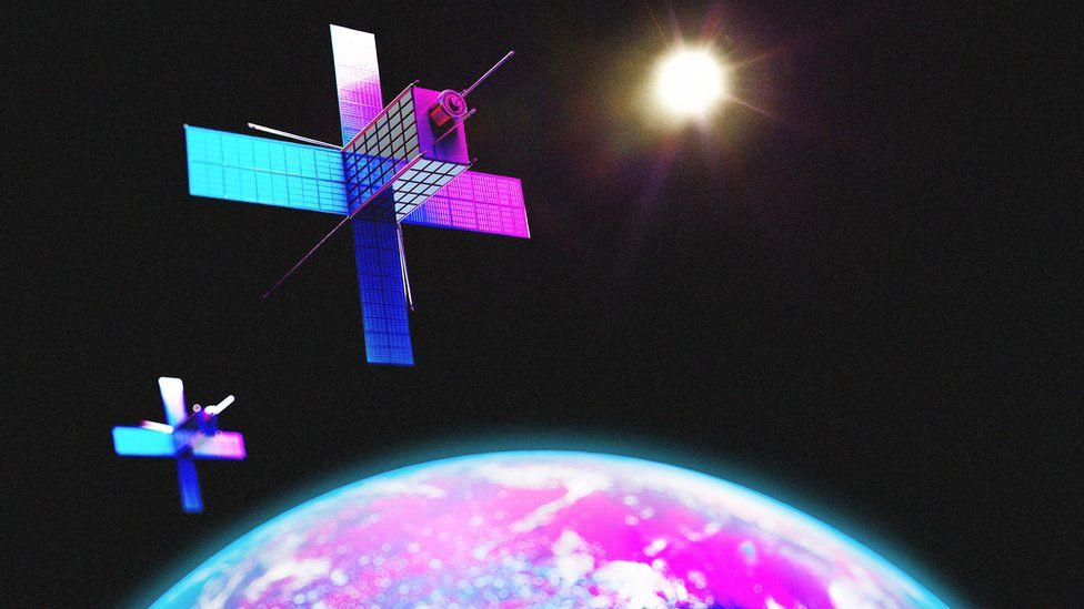 Render of satellite