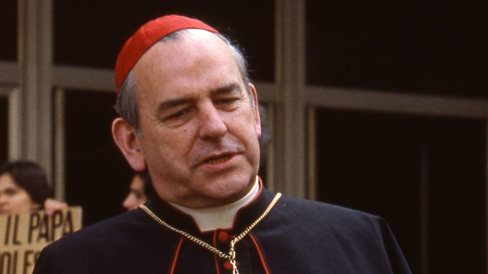 Cardinal Ó Fiaich at the Vatican in Rome in 1982