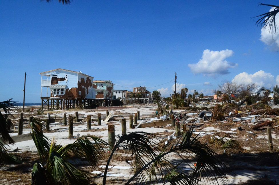 Hurricane Michael: Returning to a city that no longer exists - BBC News