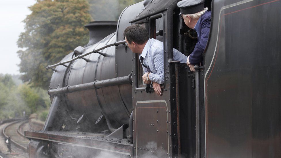 An engine on the Severn Valley Railway