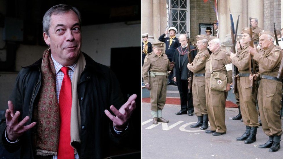 Nigel Farage and Dad's Army