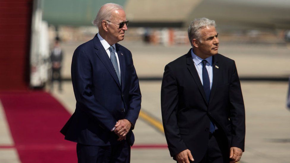 Joe Biden and Yair Lapid