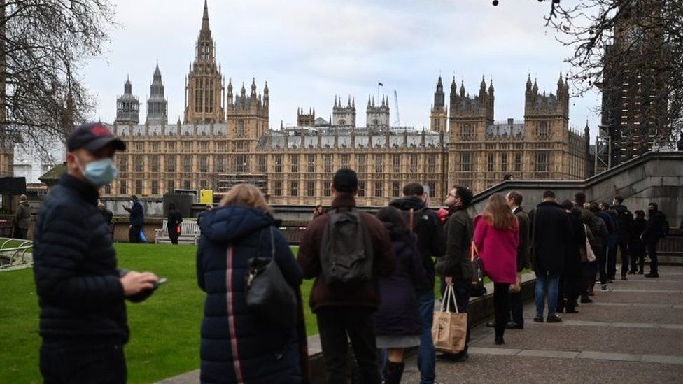 Boris Johnson loses Covid argument with his own MPs - BBC News