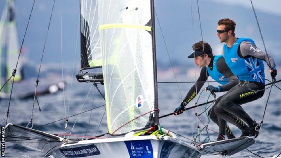 49er class sailing: European bronze for GB's James Peters and Fynn ...