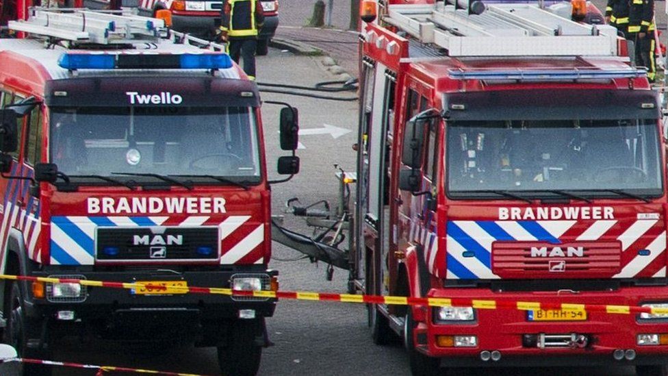 File pic of Dutch fire brigade
