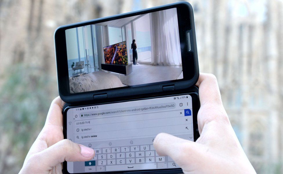 dual screen lg mobile