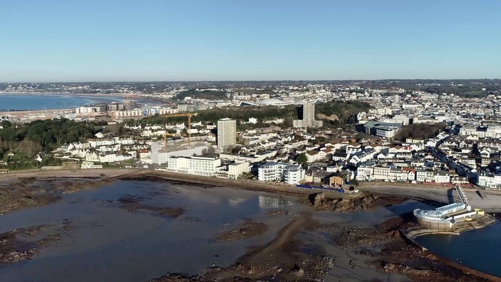 Jersey aerial view