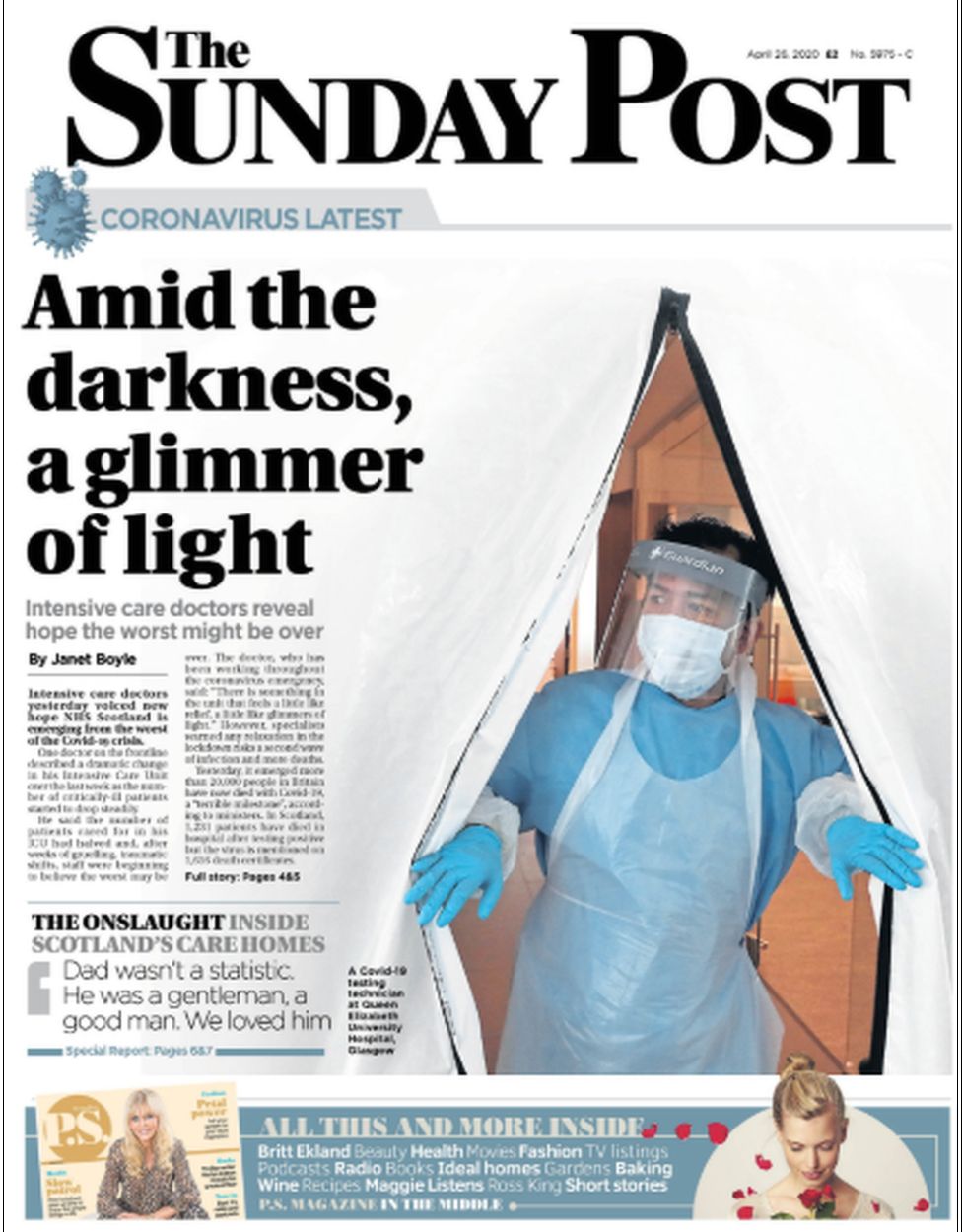 Scotland S Newspapers The Future Of Business As Usual And Ppe Offer c News