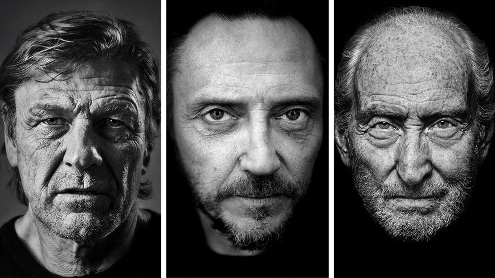 Sean Bean, Christoph Waltz and Charles Dance