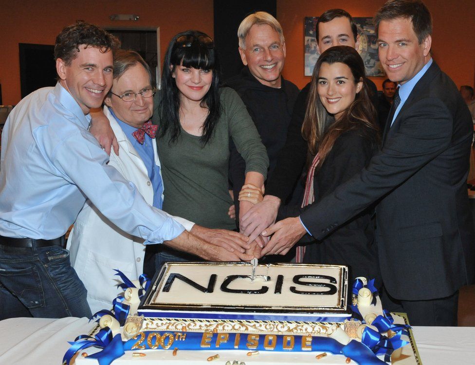 David McCallum and the cast of NCIS celebrate the show's 200th episode in 2012