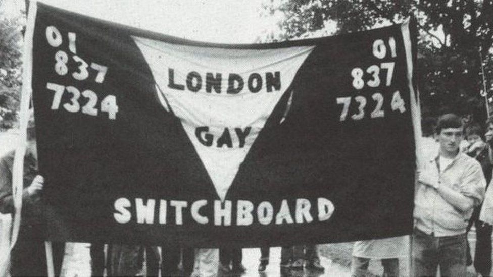 Switchboard at Gay Pride in 1983