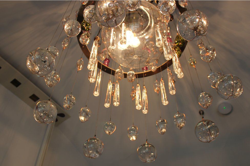 The recreation of the chandelier in the Salon de Luxe was an ambitious project
