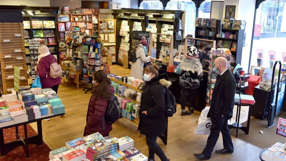 Inside a Waterstones