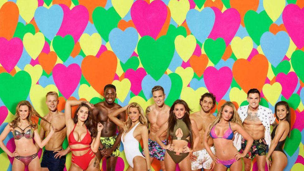 This is a photo of the Love Island cast.