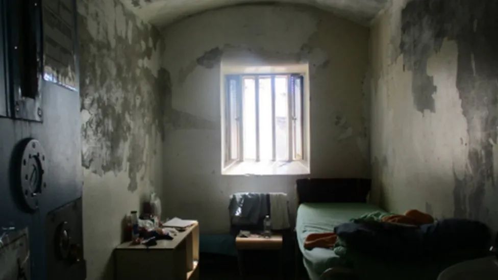 This photo of a prisoner's cell was taken by inspectors in the jail's Trinity Wing in June 2022; the wing is being renovated with work due to be completed in 2025