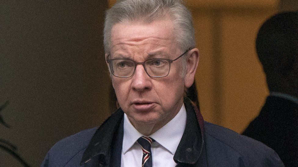 UK government minister Michael Gove denied politicising the pandemic