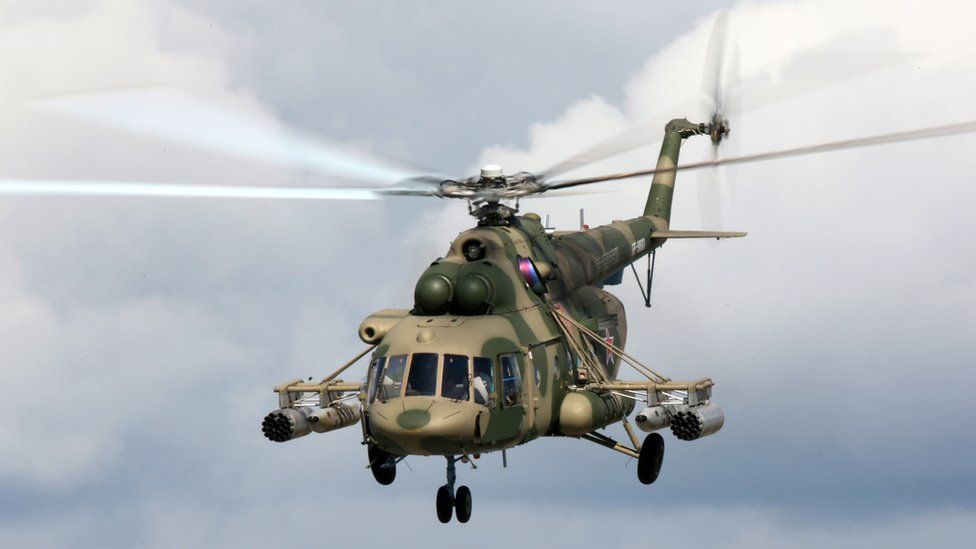 Russian Mi-8 helicopter