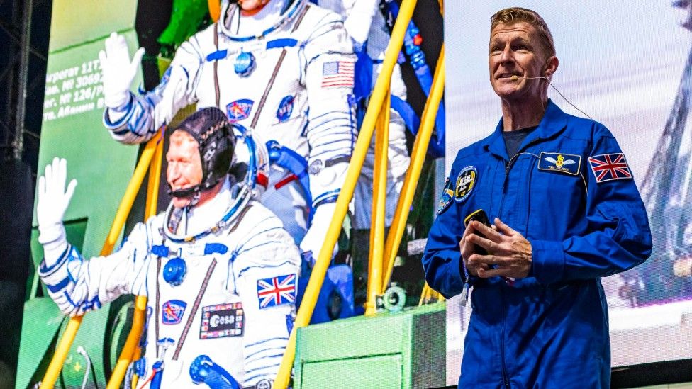 Maj Tim Peake at Bluedot festival