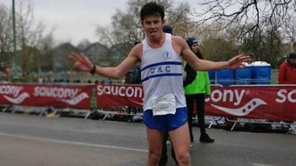 Jack Gray at Cambridge half marathon
