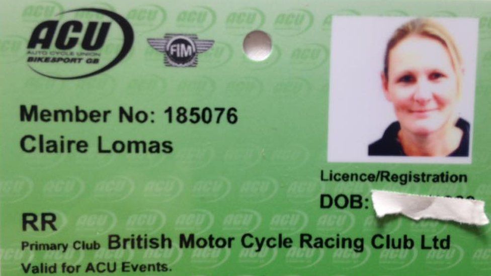 ACU bike registration card