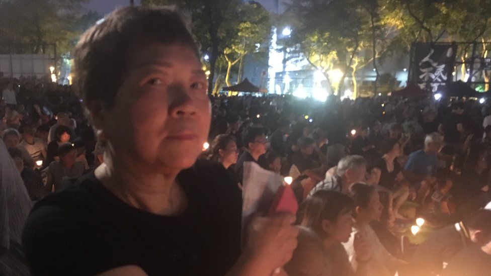 Protestor Teresa Chan