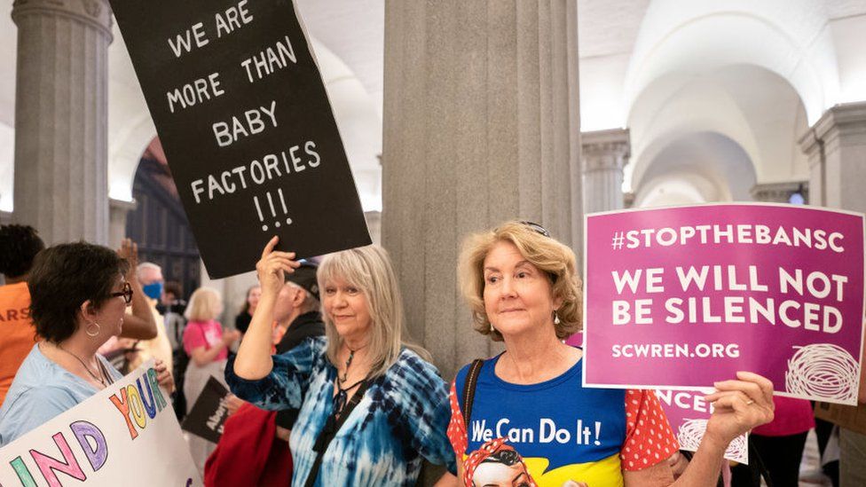 Активисты за права абортов в Южной Каролине