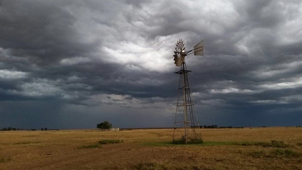 A windmill in the Free State Province