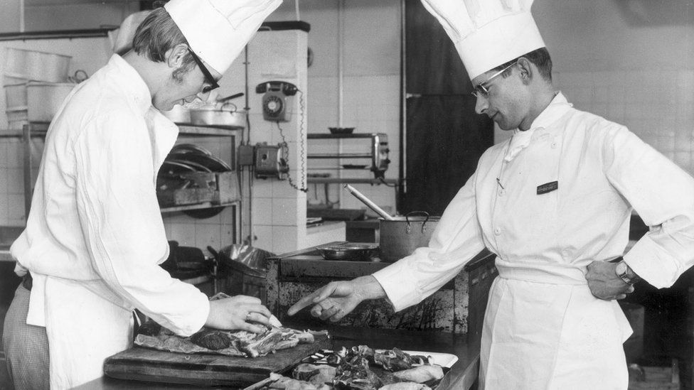 Chefs preparing food at Leicester Forest East services