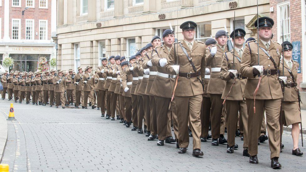 Gurkha Signals given Freedom of York at 200th anniversary march - BBC News