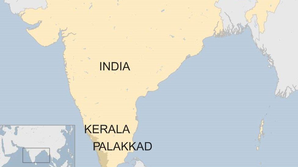 BBC map Kerala