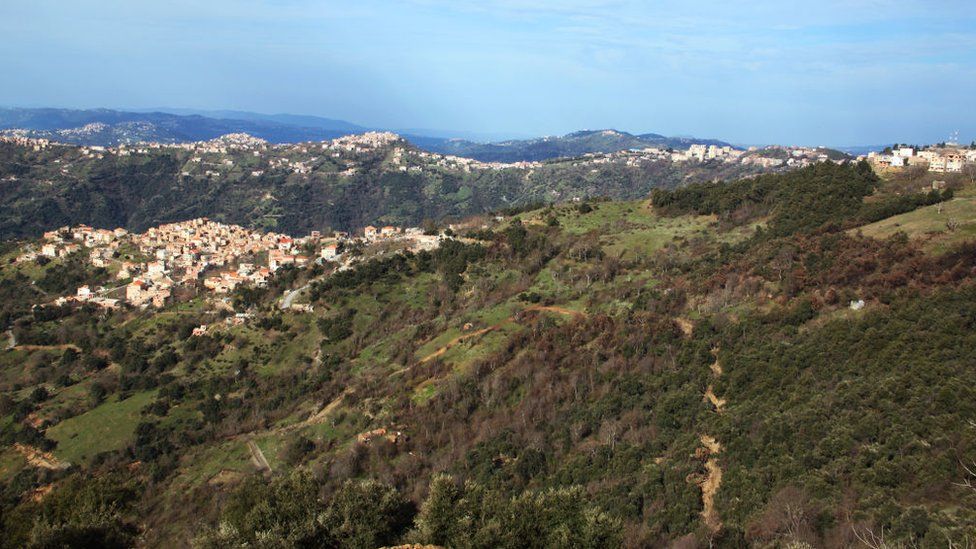 Landscape view of area where his body was discovered