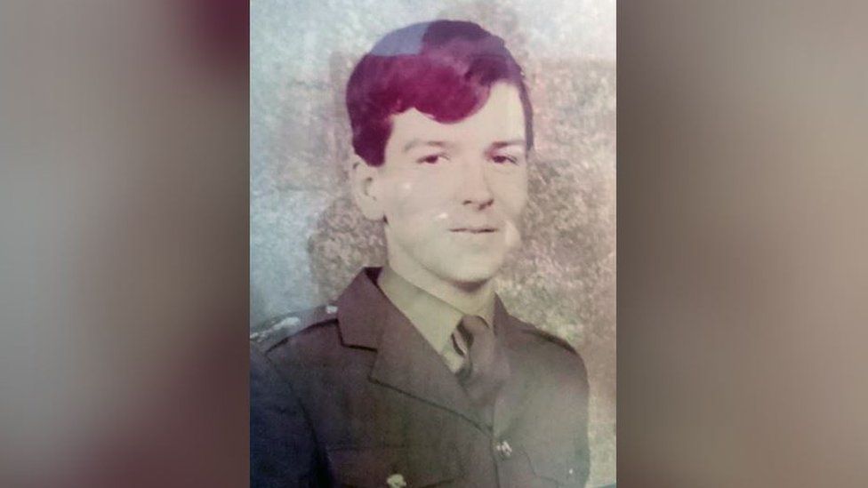 Guardsman Peter Edwards, who died aged 19 during the Falklands conflict