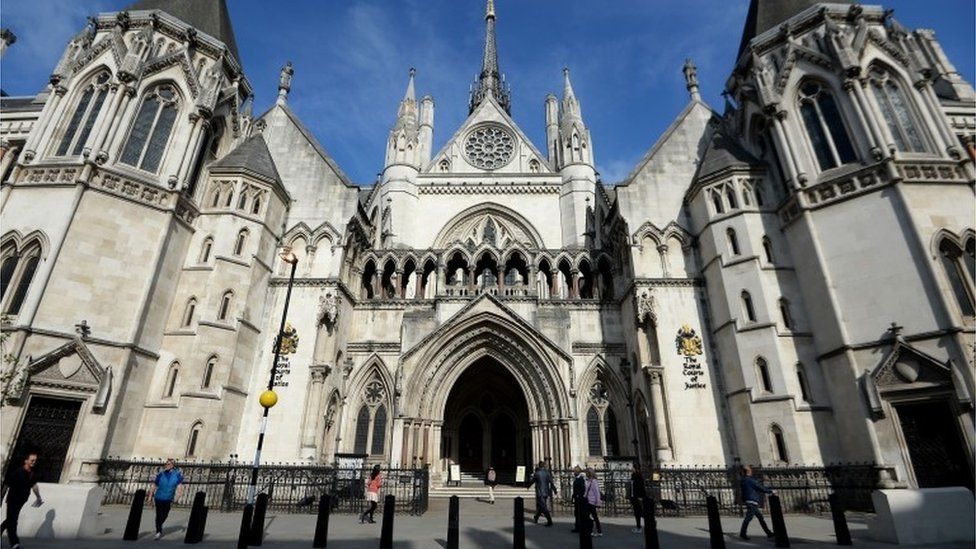 Exterior of the Royal Courts of Justice, London