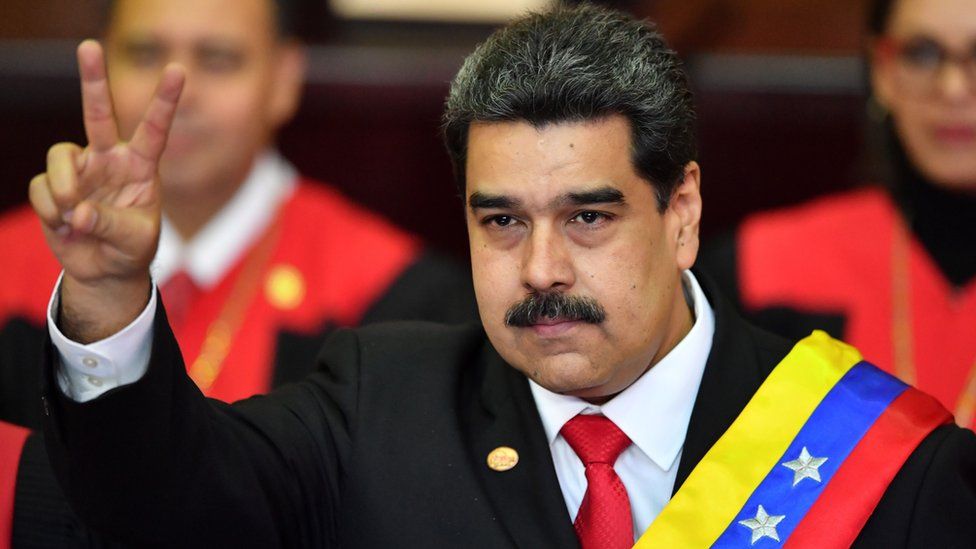 Venezuela President Maduro sworn in for second term BBC News